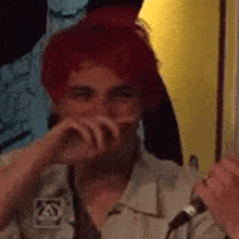 Gerard Way Blush GIF - Gerard Way Blush Cute GIFs