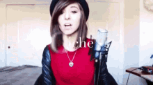 Christina Grimmie Cliche GIF - Christina Grimmie Cliche Sing GIFs