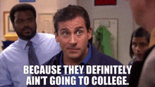 College Theoffice GIF - College Theoffice The Office GIFs