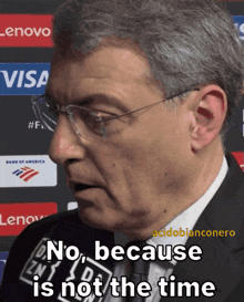 a man says no because is not the time