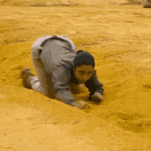 Crawling Michelle Khare GIF