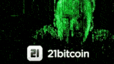 a picture of a person with the words 21bitcoin on the bottom right