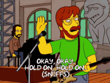 Simpsons Ok Hold On GIF - Simpsons Ok Hold On GIFs