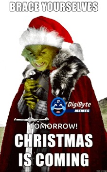 Brace Yourselves Digibyte GIF - Brace Yourselves Digibyte Meme GIFs