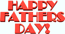 a red sign that says happy fathers day