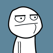 a cartoon character with a bunch of middle fingers coming out of his eyes