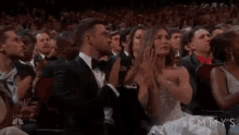 Justin Timberlake Emmys GIF - Justin Timberlake Emmys Jessica Biel GIFs