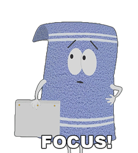 Focus Towelie Sticker - Focus Towelie South Park Stickers