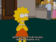 Lisa Simpson GIF - Lisa Simpson Deserve GIFs
