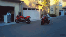 Motorcycle Fall GIF