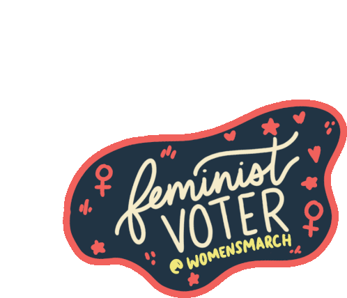 Feminist Feminism Sticker - Feminist Feminism Womens March Stickers