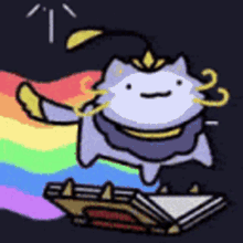 kitten rainbow