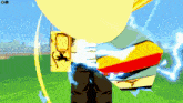 a screenshot of a video game shows a character with a sword