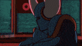 a cartoon character with wings and a helmet