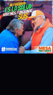 Mesa Presidente Hands Up GIF - Mesa Presidente Hands Up Vote Mesa GIFs
