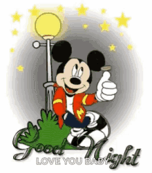 Mickey Mouse Goodnight GIF - Mickey Mouse Goodnight GIFs