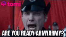 Tomi Ready GIF - Tomi Ready Army GIFs