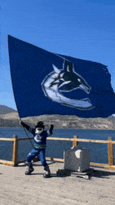 Vancouver Canucks Fin The Whale GIF