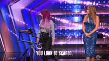 You Look So Scared Americas Got Talent GIF - You Look So Scared Americas Got Talent Agt GIFs