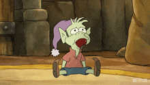 Spitting Out The Apple Elfo GIF - Spitting Out The Apple Elfo Disenchantment GIFs