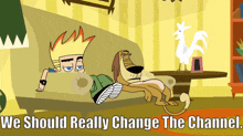 Johnny Test Dukey GIF - Johnny Test Dukey Change The Channel GIFs