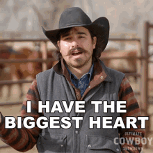I Have The Biggest Heart Sal Campos GIF - I Have The Biggest Heart Sal Campos Ultimate Cowboy Showdown GIFs
