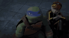 Leonardo Surprised GIF - Teenage Mutant Ninja Turtles Tmnt Series Surprise GIFs