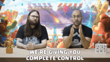 Were Giving You Complete Control Drew GIF - Were Giving You Complete Control Drew Seth GIFs