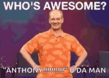 Awesome Youre Awesome GIF - Awesome Youre Awesome Whos Awesome GIFs