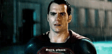Superman Justice League GIF - Superman Justice League Bruce Please GIFs