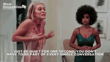 Leah Rhony Be Quiet Real Housewives GIF - Leah Rhony Be Quiet Be Quiet Real Housewives GIFs