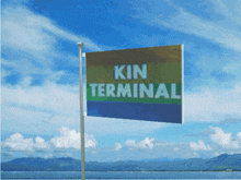 kin terminal stand for the flag