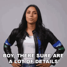 Boy There Sure Are A Lot Of Details Michelle Khare GIF - Boy There Sure Are A Lot Of Details Michelle Khare Lot To Think GIFs