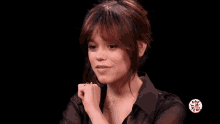 Jenna Ortega Hot Ones GIF - Jenna Ortega Hot Ones Good To Know GIFs