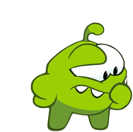 I Have An Idea Om Nom Sticker - I Have An Idea Om Nom Om Nom And Cut The Rope Stickers