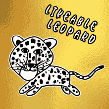 Likeable Leopard Veefriends GIF