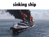 Sinking Ship Sinking Ship Fe2 GIF
