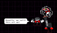 a video game character is talking to another character and says `` you gotta have a mike that listens ''