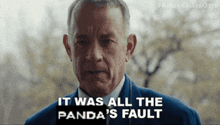 It Was All The Panda'S Fault The Panda Academy GIF - It Was All The Panda'S Fault The Panda Academy The Panda GIFs