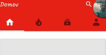 a red background with pomov and paramparça written on it