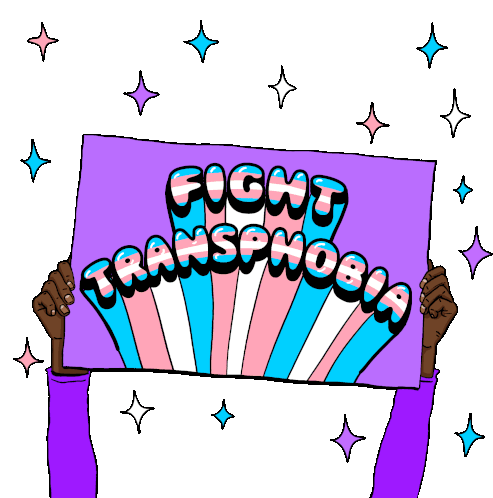 Stop Transphobia Hate Crime Sticker