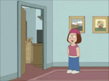 Indiniprint Peter Griffin Farting On Meg'S Face GIF
