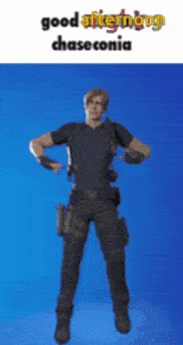 Chaseconia Good Afternoon GIF - Chaseconia Good Afternoon Leon Kennedy GIFs