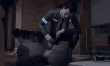 Connor Detroit Become Human GIF - Connor Detroit Become Human Slap GIFs