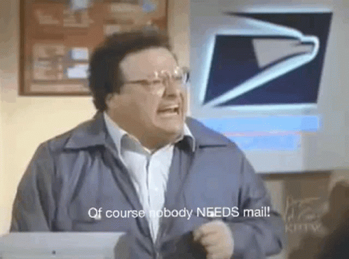 Newman Seinfeld GIF - Newman Seinfeld Mail GIFs