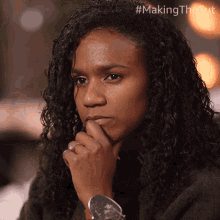 Thinking Jeanette Limas GIF - Thinking Jeanette Limas Making The Cut GIFs