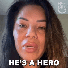 Hes A Hero Happily GIF - Hes A Hero Happily Hes My Hero GIFs
