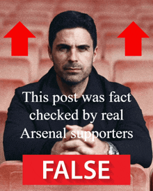Arteta False Fact Check Arsenal GIF - Arteta False Fact Check Arsenal GIFs