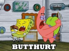 Spongebob Butt Hurt GIF - Spongebob Butt Hurt Cry GIFs