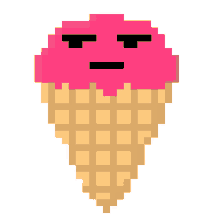 Ice Cream Hot GIF - Ice Cream Hot Pixel Ice Cream GIFs